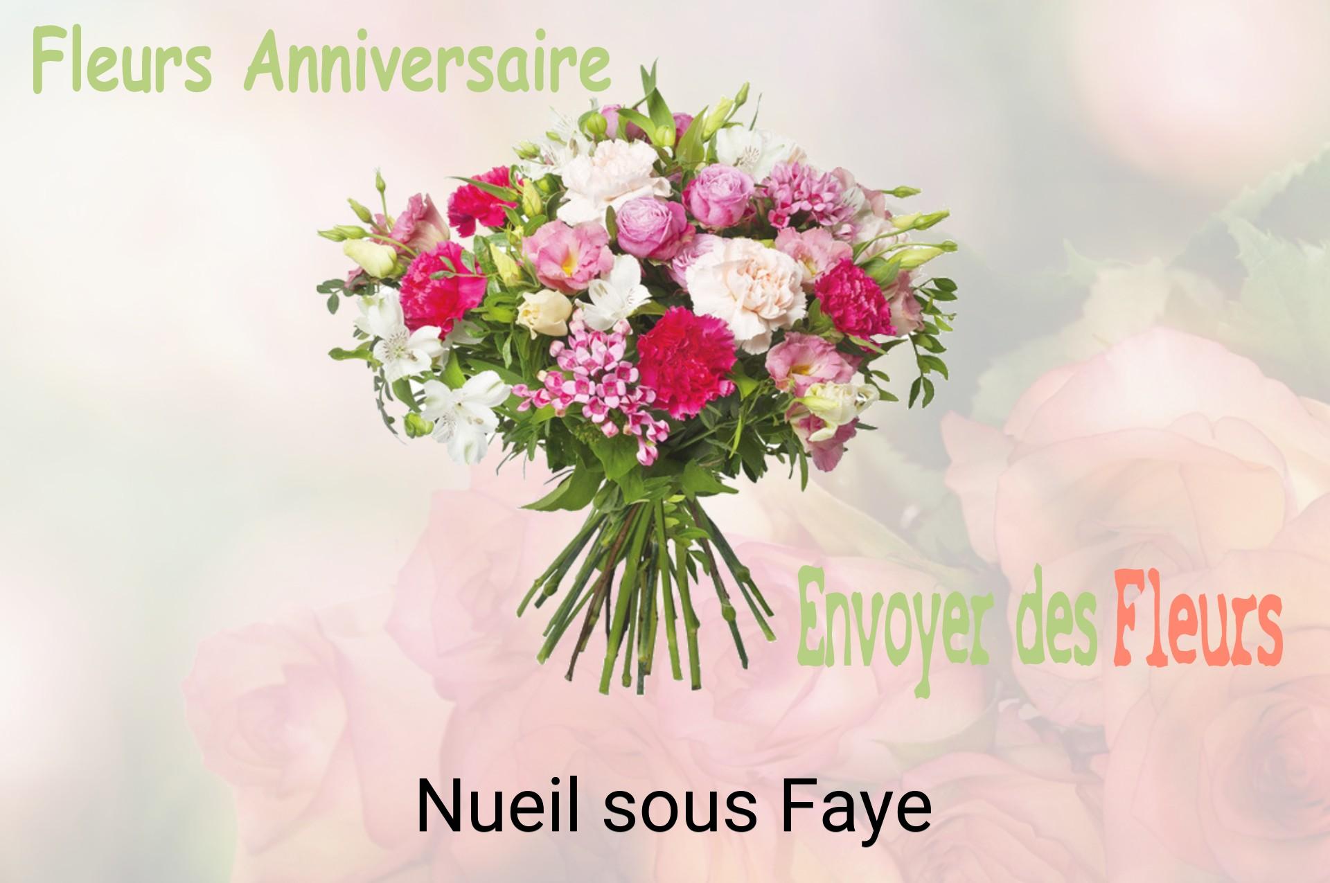 Bouquet de fleurs d’anniversaire livré à Nueil-sous-Faye
