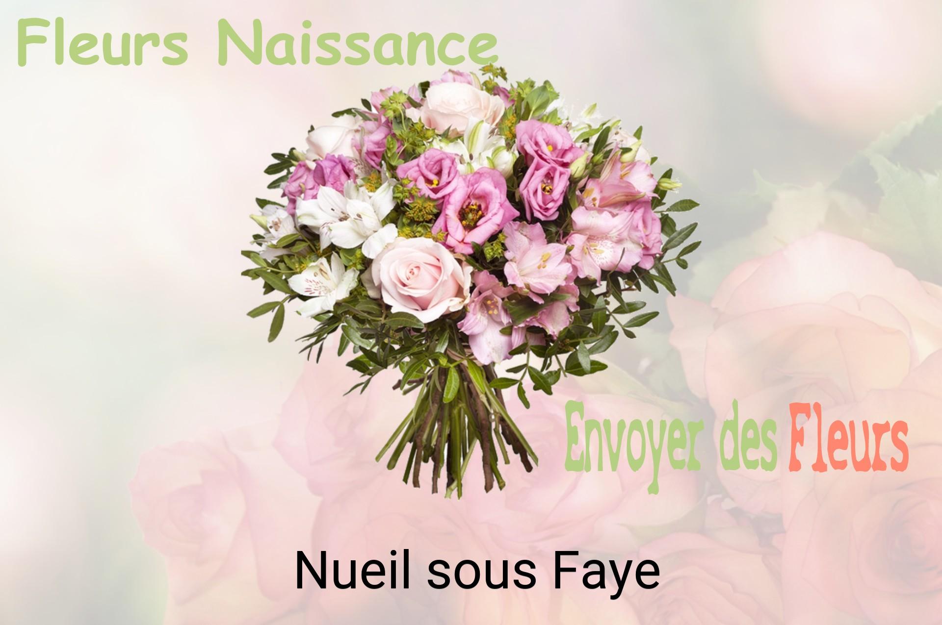 Bouquet de fleurs de naissance livré à Nueil-sous-Faye